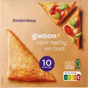 g'woon Bladerdeeg 10 Plakjes 450 g (450g)