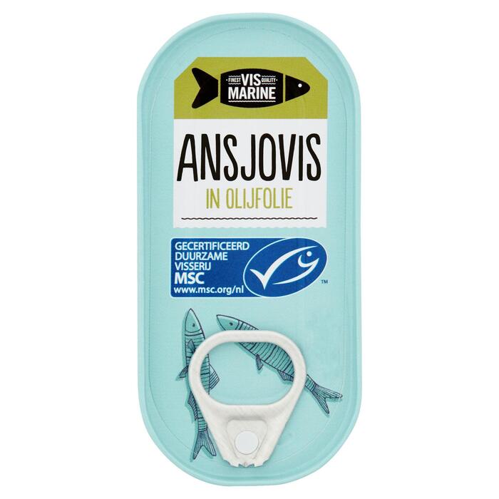 Vis Marine Ansjovis in Olijfolie 46 g (Blik, 46g)