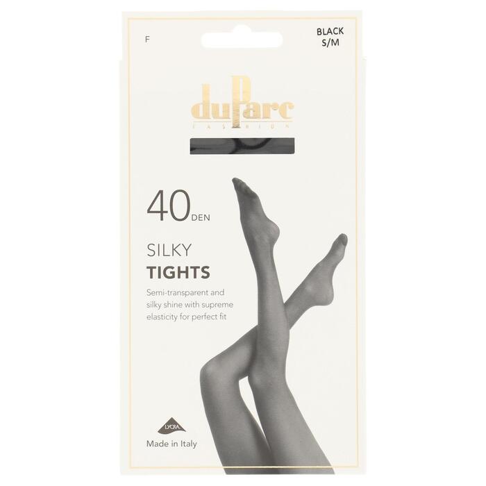 DuParc Panty Lycra 40D zijdegl zwart SM