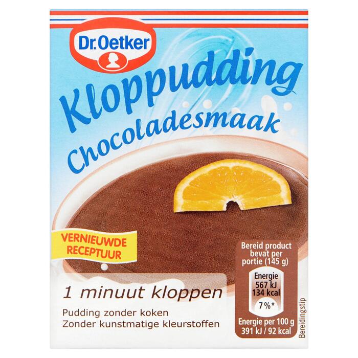 Kloppudding Chocolade (Doos, 80g)