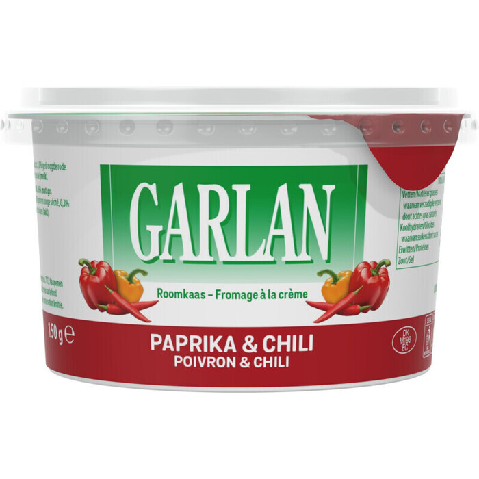Garlan Roomkaas met Paprika & Chili 150 g (150g)