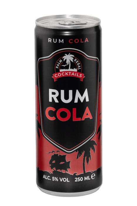 Palm rum & cola 250ml (Blik, 250ml)
