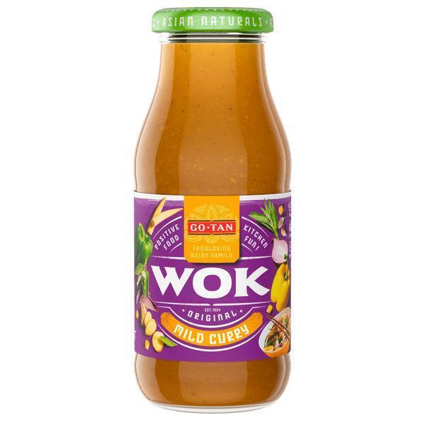 Go-Tan Original Wok Mild Curry 240 ml (Fles, 240ml)