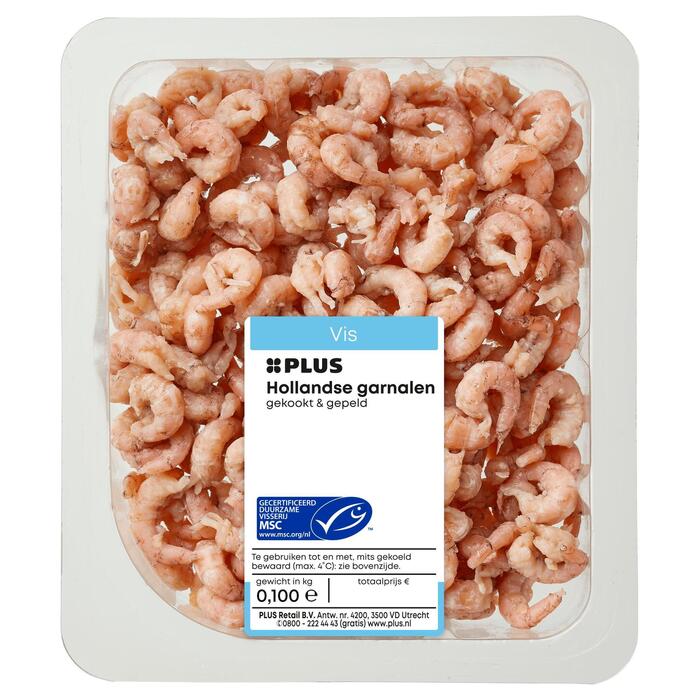 PLUS Hollandse garnalen 100 gram