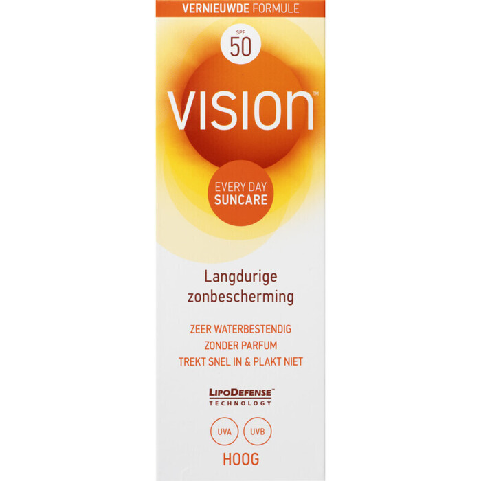 Vision Zonnebrand tube SPF50 (180ml)