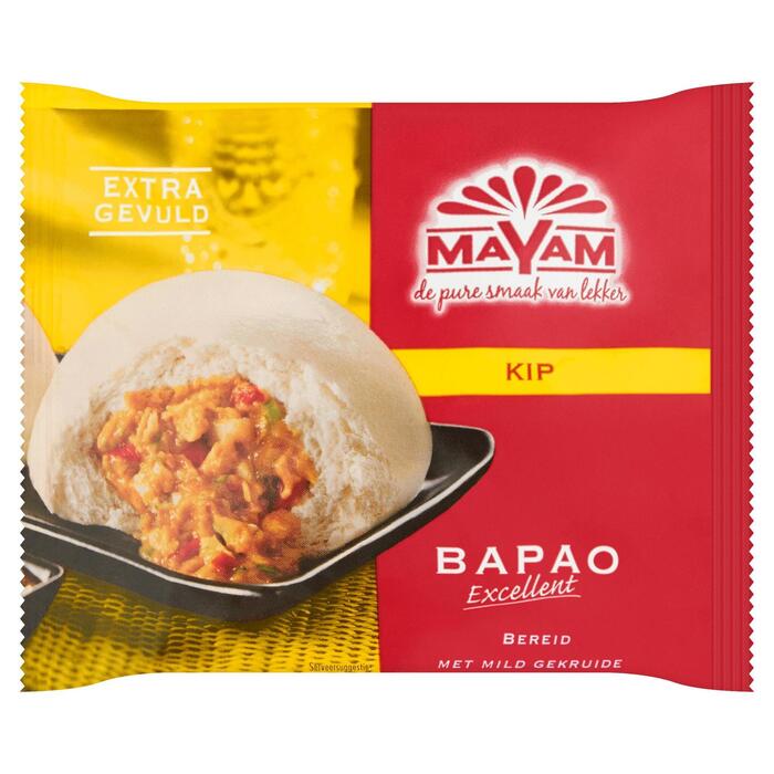 Broodje bapao kip (140g)