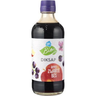AH Biologisch Diksap appel-zwarte bes (40cl)