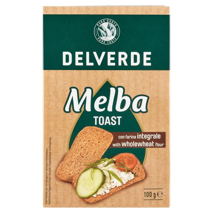 Van der Meulen Melbatoast volkoren (Doos, 100g)