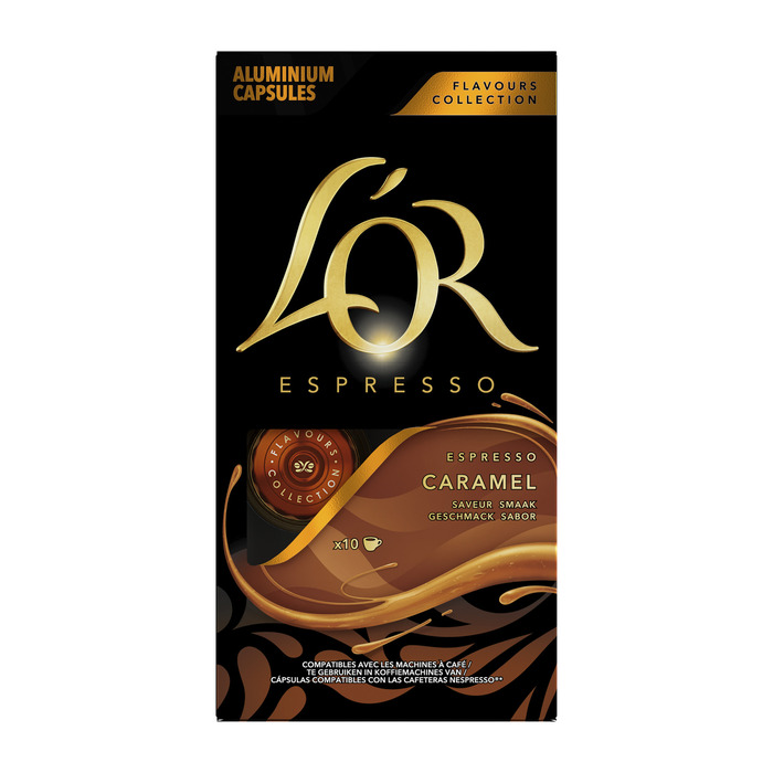 L'OR Espresso Caramel Smaak 10 Capsules 52 g (10 × 5.2g)