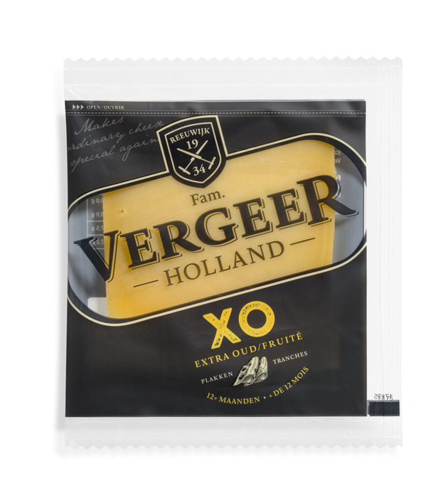 Vergeer Holland XO Extra Oud Plakken Kaas 48+ 40 g (40g)