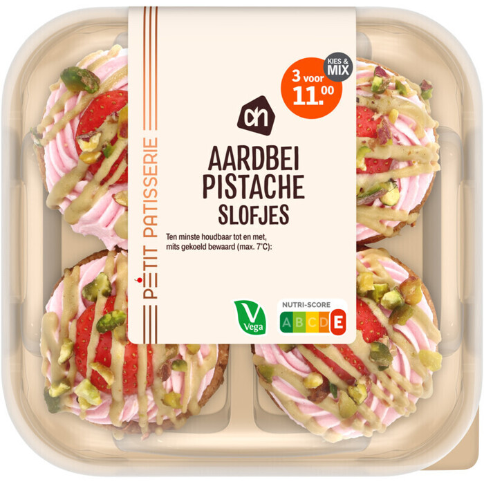 AH Aardbei pistache slofjes (190g)
