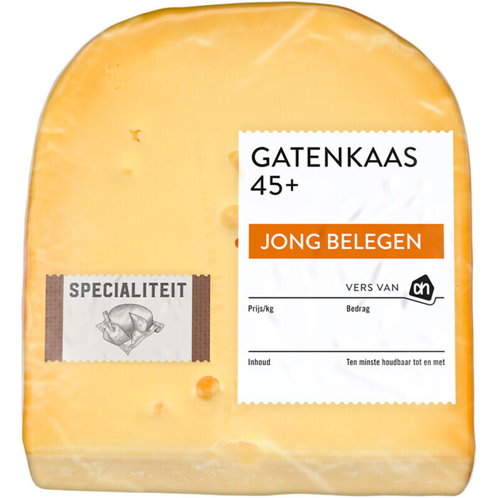 AH Gatenkaas 45+ stuk (465g)