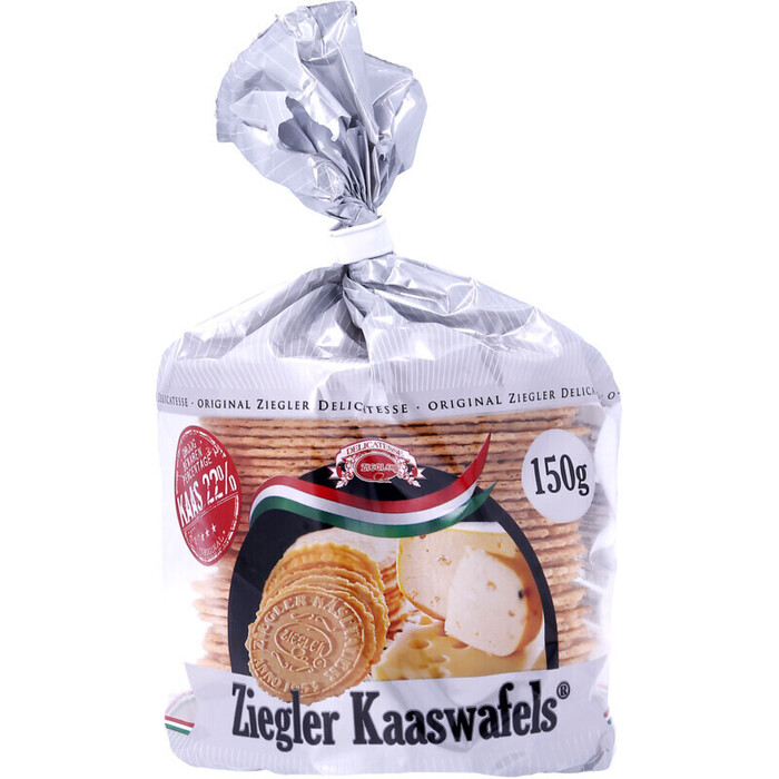 Kaaswafels (zak, 150g)