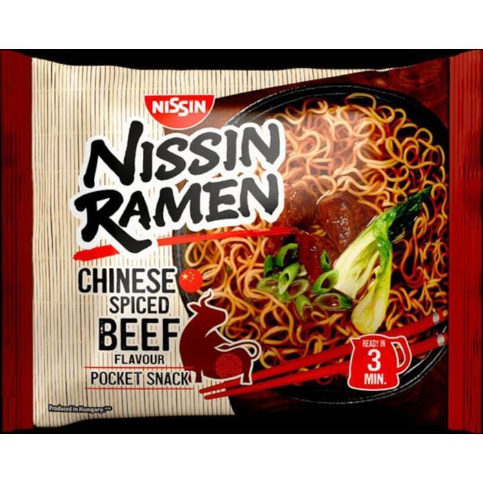 Nissin Ramen Chinese Spiced Beef Flavour 66g