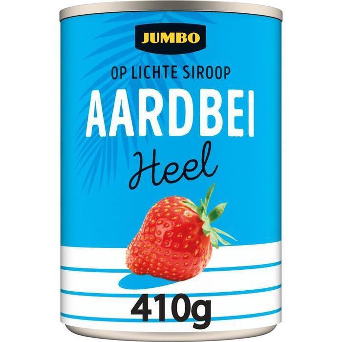 Jumbo Aardbeien op Lichte Siroop 410 g (410g)