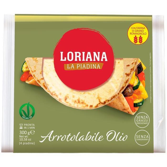 Piadina Arrotolabile d'olive (4 × 75g)