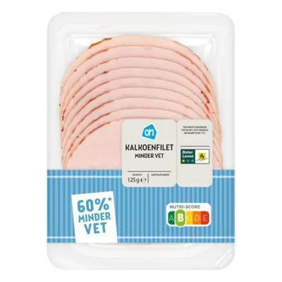 AH Kalkoenfilet minder zout (125g)