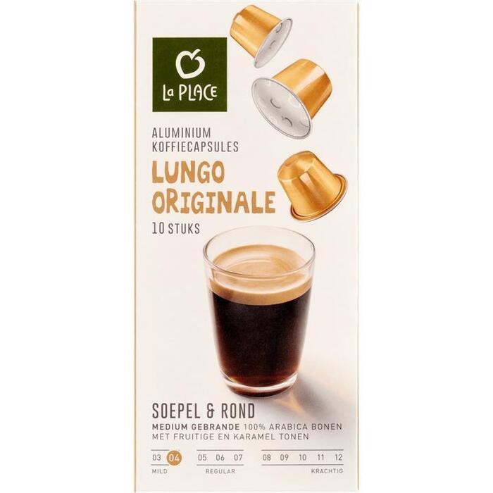 La Place Koffiecups Lungo Originale 10 Stuks (52g)