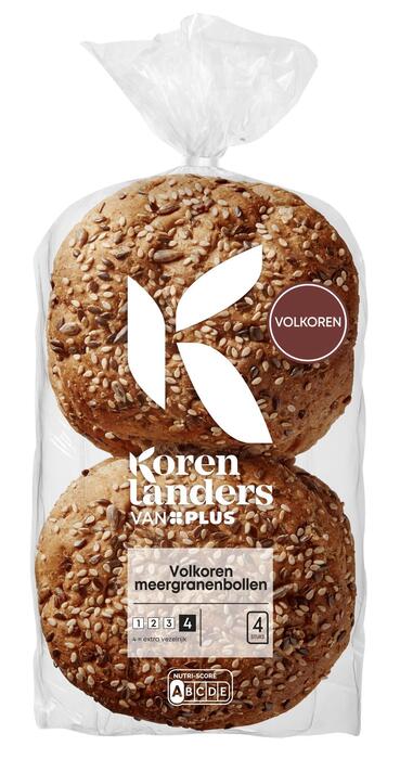 PLUS Korenlanders Volkoren meergranen bollen