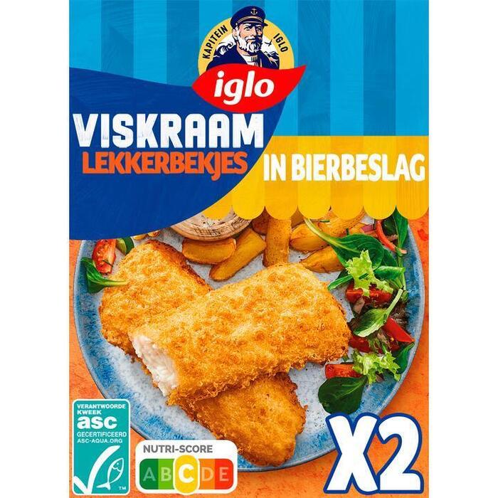 Iglo Lekkerbekjes in bierbeslag (Doos, 240g)