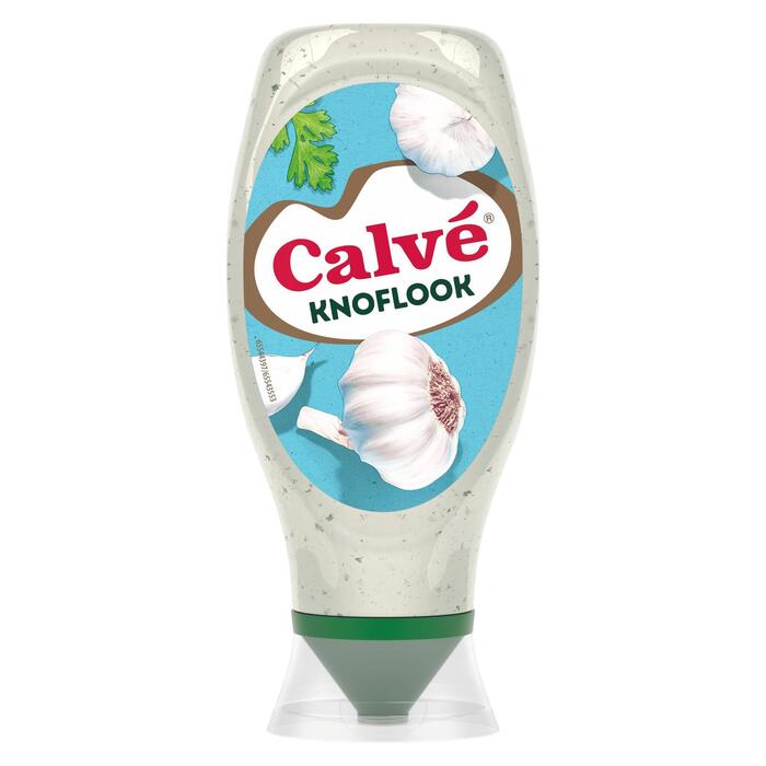 Calvé Knijpfles Knoflooksaus 430 ml (Fles, 43cl)