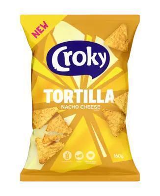 Croky Tortilla Nacho Cheese Flavour 160 g (160g)
