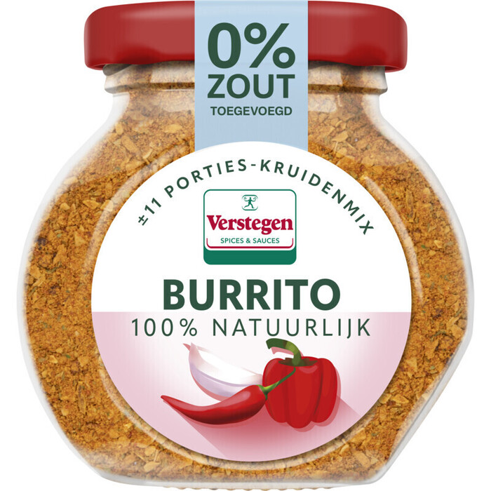 Verstegen Tex-mex blend voor burrito's (63g)