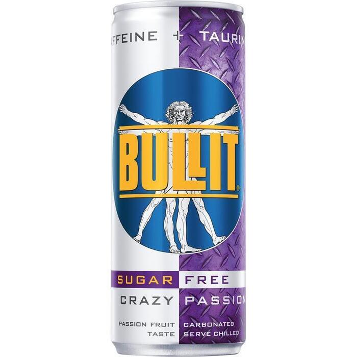 Bullit Sugarfree crazy passion (250ml)