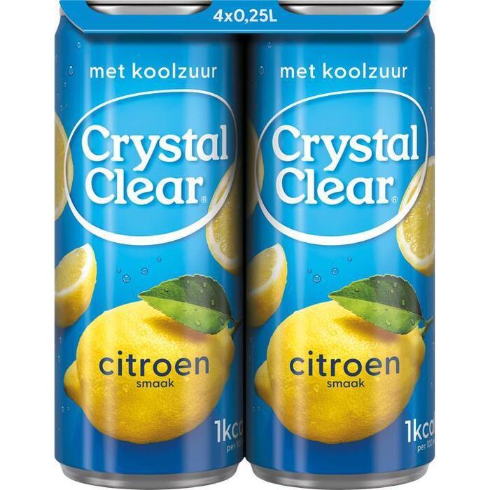 Crystal Clear Lemon 4x250ML