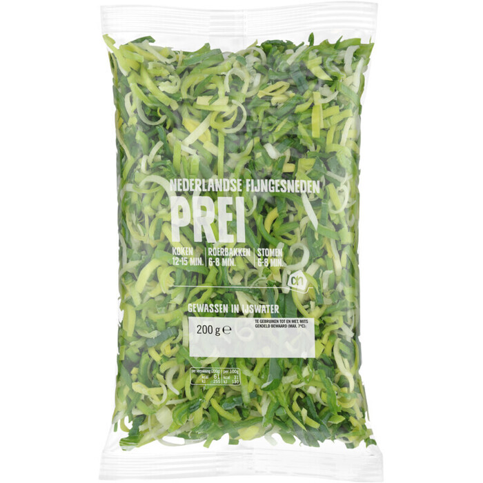 Fijngesneden Prei (zak, 200g)