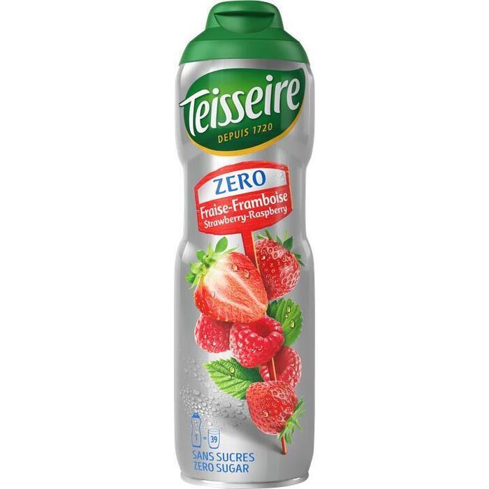 Teisseire Zero Suiker Aardbei Framboos siroop 60 cl (0.6L)