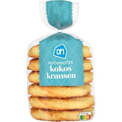 Kokoskransen in toefzak roomboter (300g)
