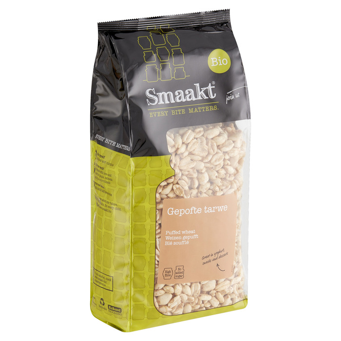 Smaakt Gepofte tarwe bio (Zak, 150g)