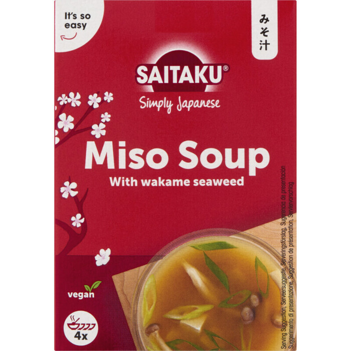 Saitaku Miso Soup 4 x 22 g (88g)