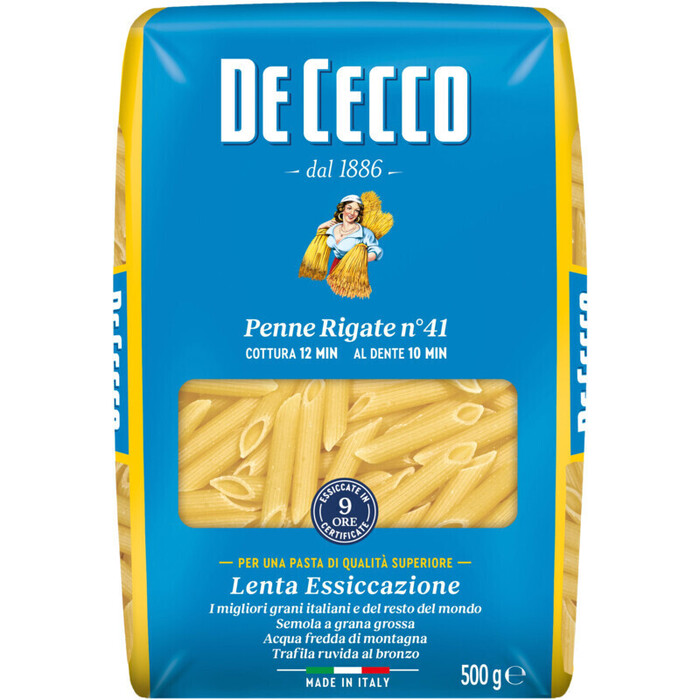 De Cecco Penne Rigate n° 41 500g (500g)