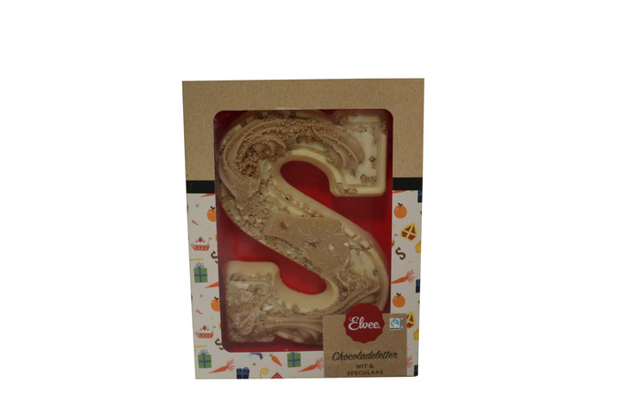 Elvee Letter wit speculaas Fairtrade (175g)