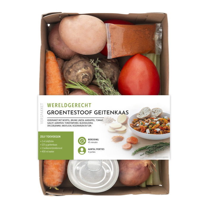 VERSPAKKET GROENTESTOOF GEITENKAAS (1.05kg)