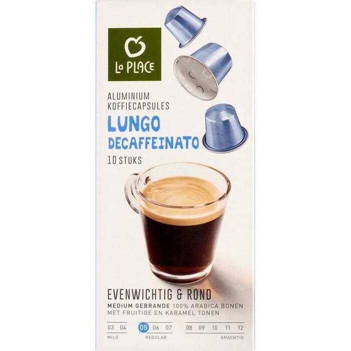 La Place Koffiecups Lungo Decaffeinato 10 Stuks (52g)