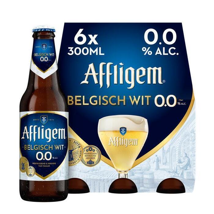 Affligem Belgisch Wit Bier 0.0 Fles 6 x 30 cl (Set, 6 × 30cl)