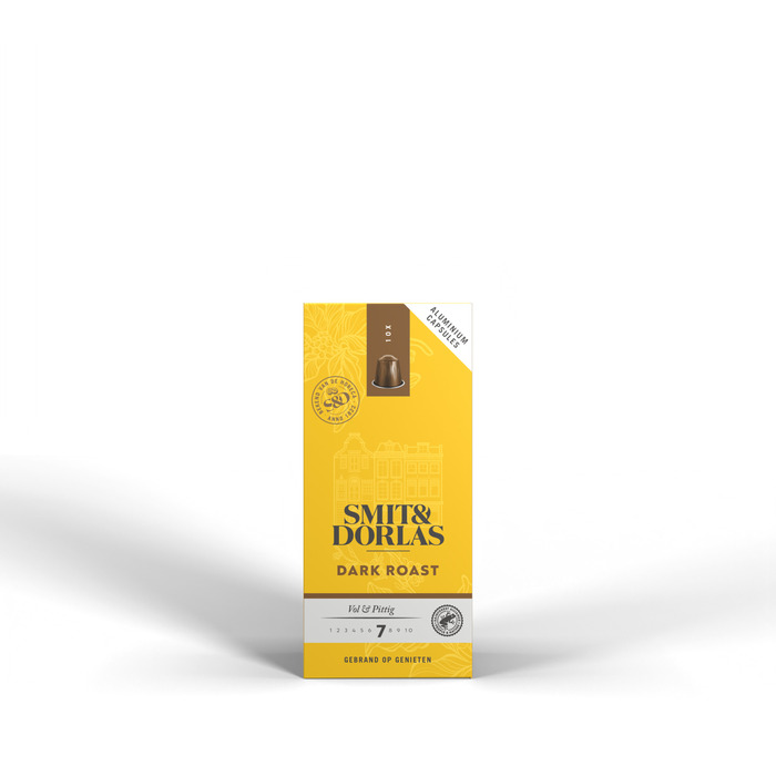 Smit & Dorlas Dark Roast Koffiecups 10 Stuks (10 × 5.3g)