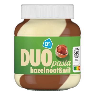 AH Duopasta hazelnoot wit (400g)