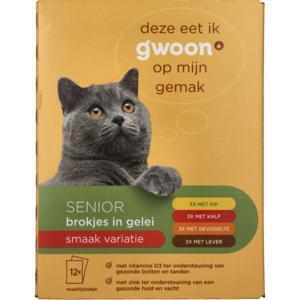 g'woon Kattenvoer senior (1.2kg)