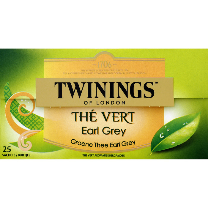Twinings Groene earl grey thee (40g)