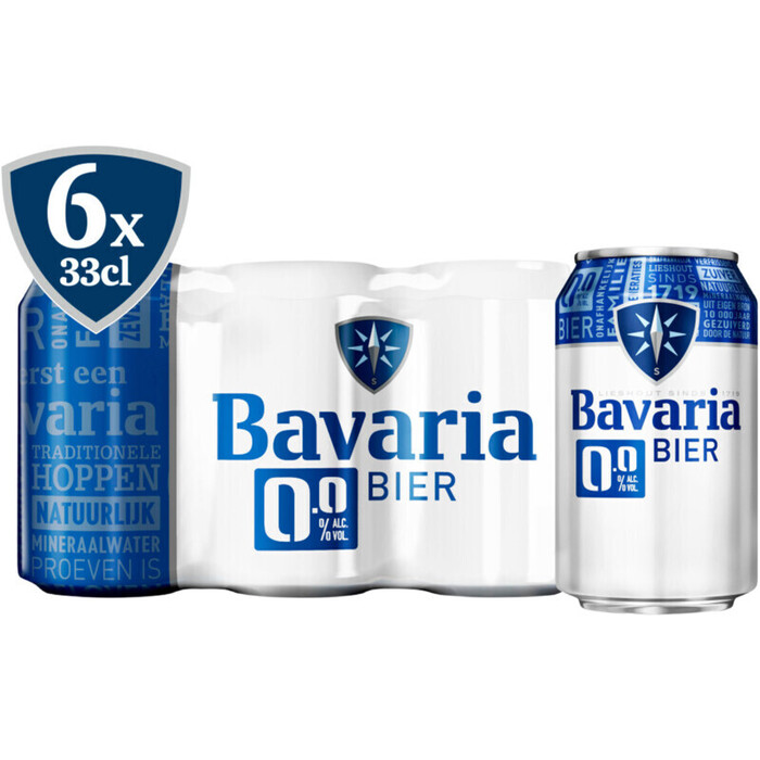 Bavaria 0.0% Bier (6 × 33cl)