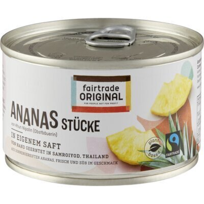 Fairtrade Original Ananasstücke 227 g (227g)