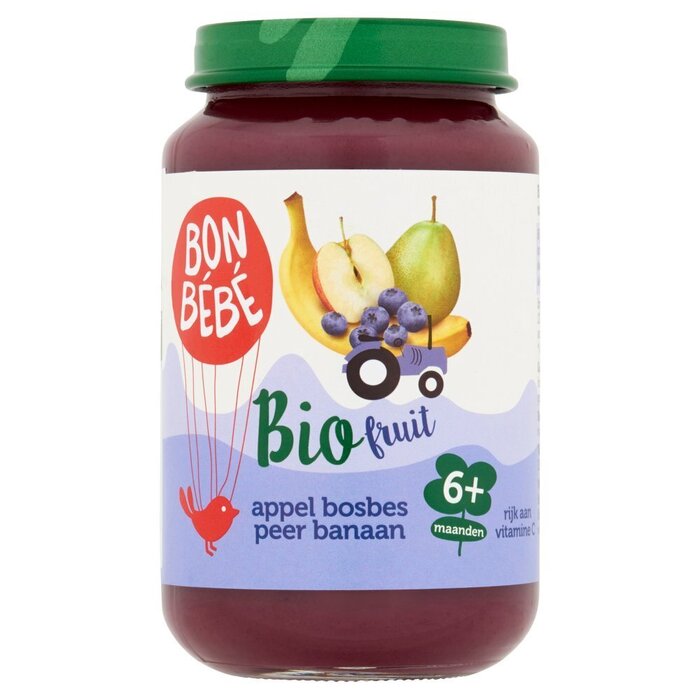 F0603 appel-bosbes-peer-banaan (200g)
