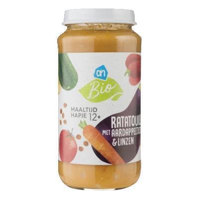 AH Biologisch Ratatouille met aardapp en linzen 12m09 (250g)
