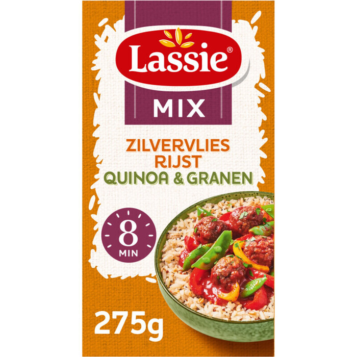 Zilvervliesrijst met quinoa en granen (Stuk, 275g)