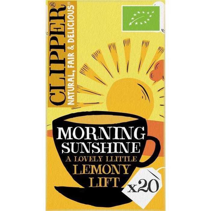 Clipper Morning Sunshine Organic Lemongrass & Maté Infusion 20 Stuks (40g)