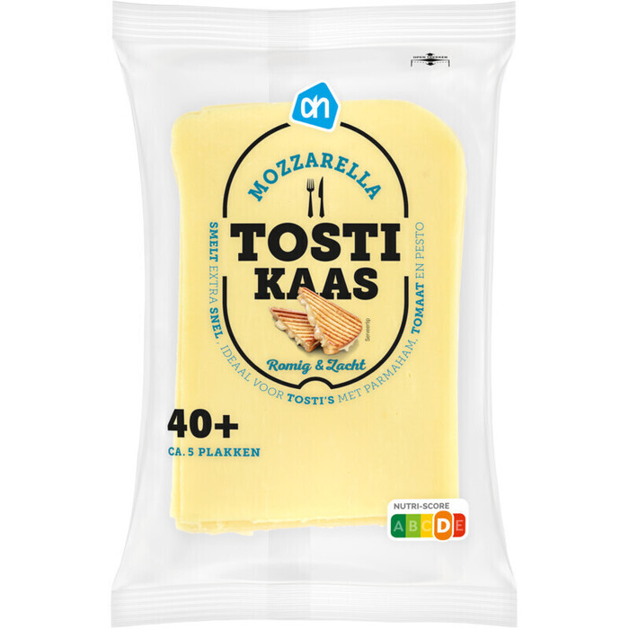 AH Mozzarella tostikaas 40+ plakken (150g)
